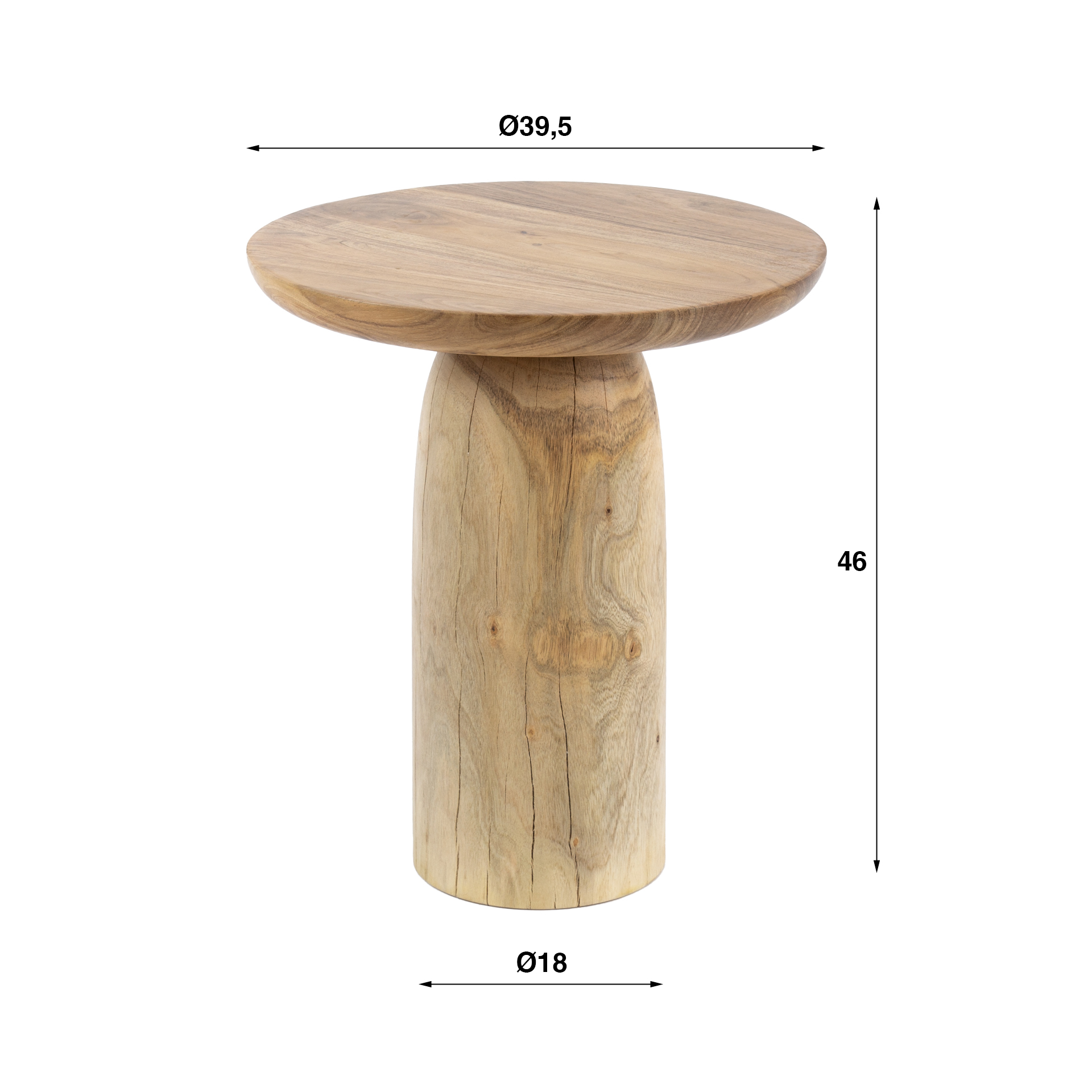 Bijzettafel L River Solid